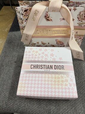 Dior Pink and Cream Floral Tote Gift Set